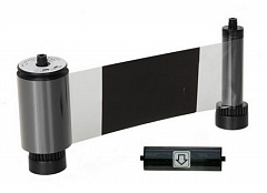 Черная лента с оверлеем (KO) на 3000 оттисков с чистящим роликом; для принтера Advent SOLID 700 в Омске