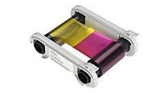 Полноцветная лента (YMCKO) на 500 оттисков с чистящим роликом; для принтера Advent SOLID 700 в Омске